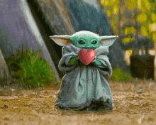 Baby Yoda ILove You GIF