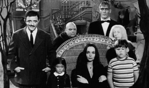 Addams Family Family Picture GIF