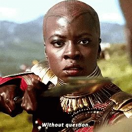 Without Question Okoye GIF