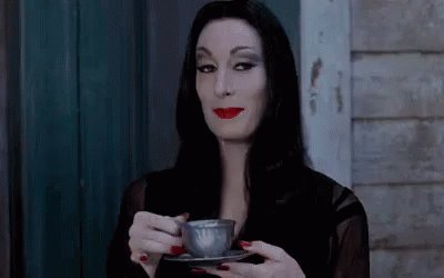 Even Goths Spill The Tea Hunty GIF