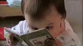 Frantic Reading GIF