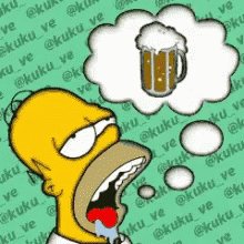 Thirsty Homer Simpson GIF