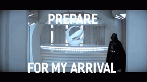 Arrival Darth Vader GIF