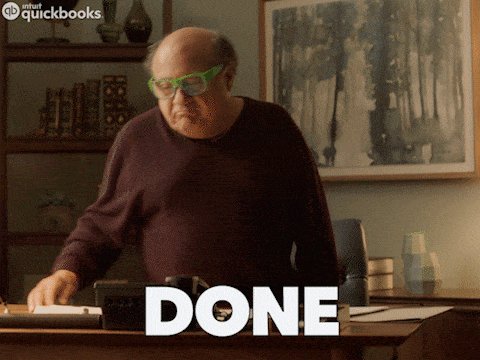 Over It Thank You GIF by QuickBooks