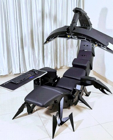かっこよすぎ、可変式スコーピオン型のゲーミングチェア！