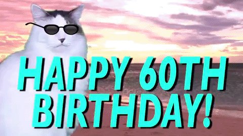  Happy Birthday Ed!  60 doesn t seem that old anymore. Hope you have a great, normal day! 