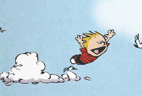 free calvin and hobbes GIF