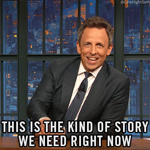 Happy Seth Meyers GIF by La...