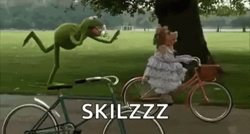 Skills Kermit GIF