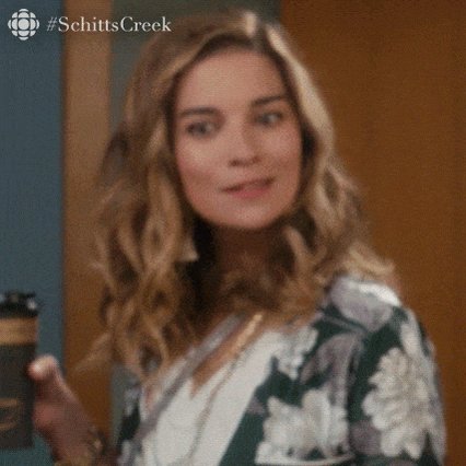 Awkward Schitts Creek GIF b...