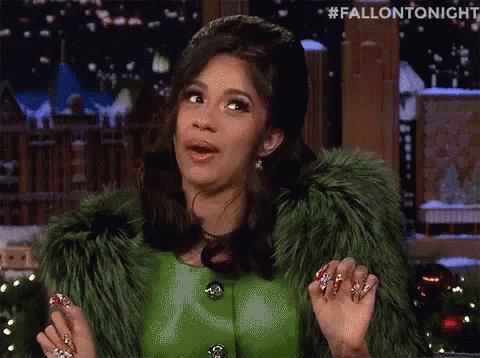 Cardi B Yay GIF