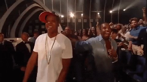 excited kanye west GIF by 2...