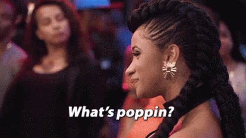 Heyyyy Cardi GIF