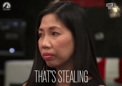 Thats Stealing Accusing GIF
