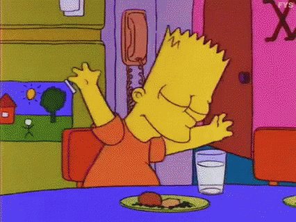 Bart Simpson Happy GIF