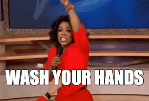 Oprah Wash Hands GIF