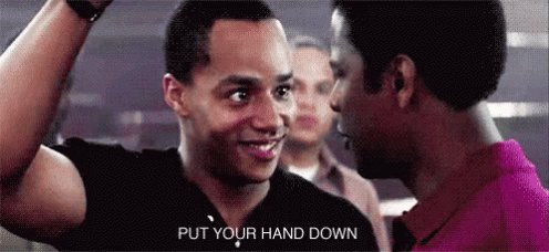 Put Your Hand Down GIF