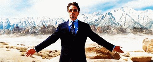 Tony Stark Iron Man GIF