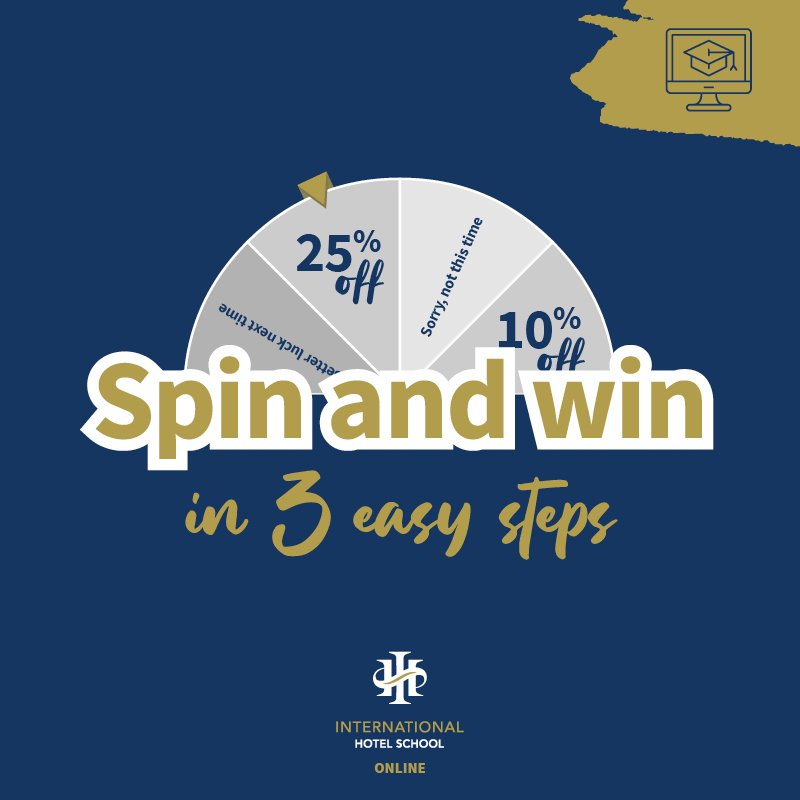 Want to spice up your CV, but feeling a little cash strapped?
Your luck is about to change! Spin and save up to 25% off your next online course.
PLAY NOW: https://t.co/0ESeXdmdJK
Ts&Cs Apply https://t.co/ALm4sWKXzs