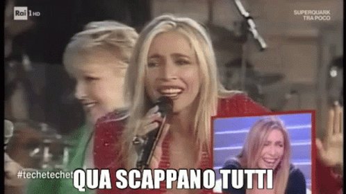 Qua Scappano Tutti Fuga GIF