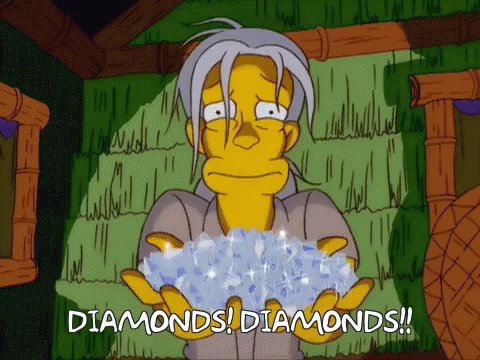 Diamonds Simpsons GIF