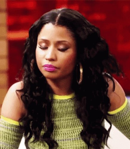 Nicki Minaj Sad GIF