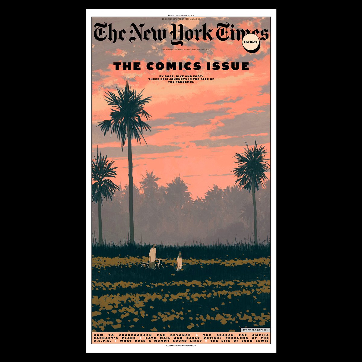 In your @nytimes this Sunday 9/27, our second annual ALL-COMICS ISSUE of The New York Times for Kids! https://t.co/KnKvAV42v9