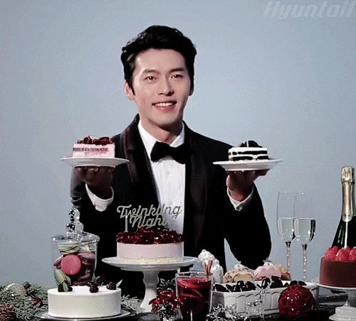 Happy birthday to me   Cit. HYUN BIN  I love you Oppa 