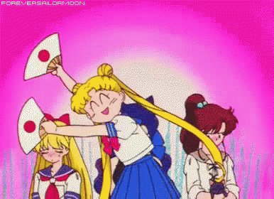 がんばれ　頑張れ　セーラームーン GIF