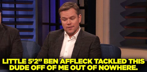 Happy birthday, Matt Damon! May always come to your rescue in a fight. 