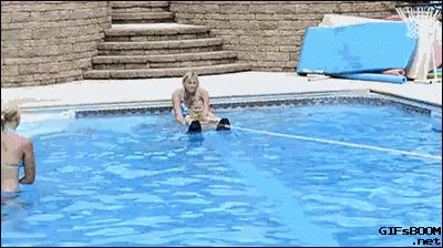 Swimming Kids GIF