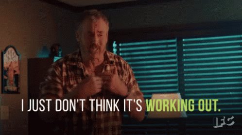 Not Working Out GIF