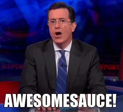 awesome stephen colbert GIF
