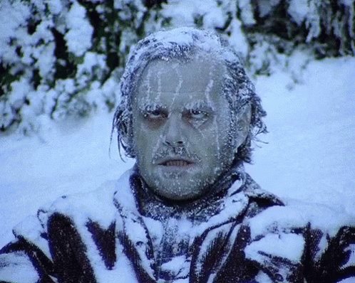 Jack Nicholson Frozen GIF