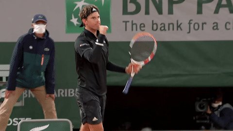 Champion statement.
@ThiemDomi victorious against Cilic 6-4 6-3 6-3.
#RolandGarros https://t.co/bSRejGsP52