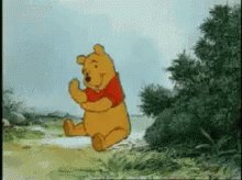 Pooh Flirt GIF