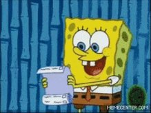 Spongebob Long List GIF