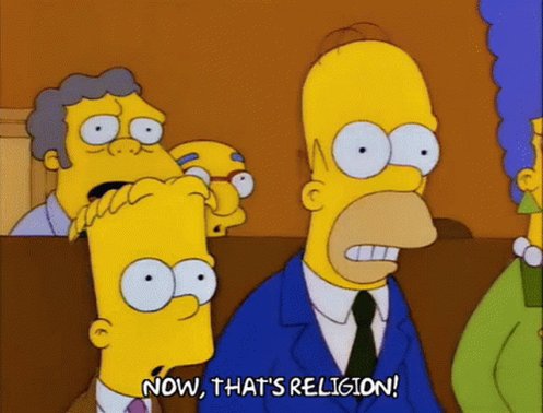 Religion Simpsons GIF