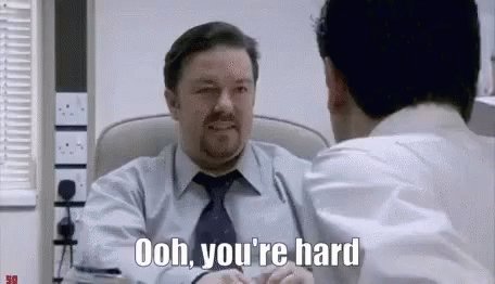 David Brent Youre Hard GIF