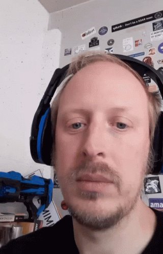 Stu Thumbs Up Headset GIF