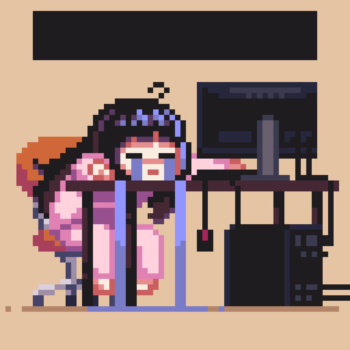 Starting #octobit2020 with my Archenemy = my inability to code. #pixelart #...