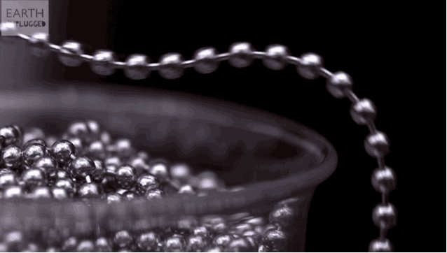 beads flowing GIF
