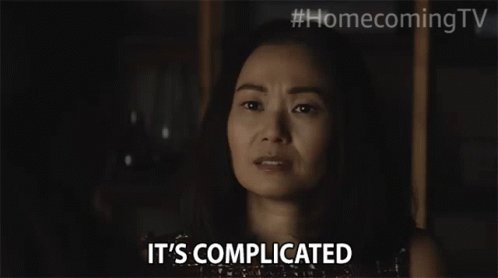 Its Complicated Not Simple GIF