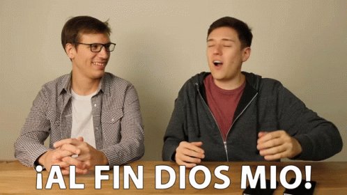 Al Fin Dios Mio Por Fin GIF