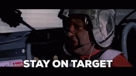 Star Wars Stay On Target GIF