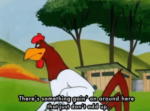 Foghorn Leghorn Dont Add Up GIF