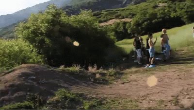 Bike Accident - Explosion GIF