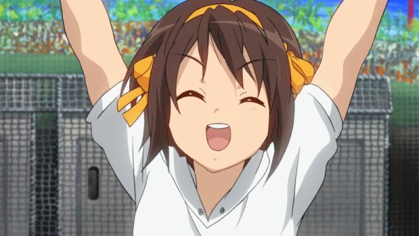 Happy birthday to Haruhi Suzumiya and voice actress Aya Hirano ( 
