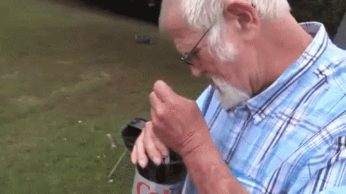 Angry Grandpa Got Exploded By Diet Coke And Mentos On The Fa