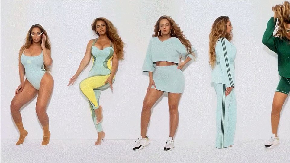 beyonce roupas adidas